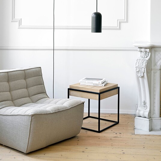 Ethnicraft Ethnicraft N701 Lenestol Beige Ethnicraft Ethnicraft N701 Lenestol Beige