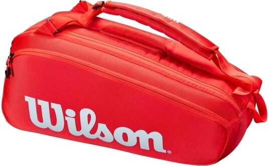 Wilson Super Tour 6 Racketbag – Rød