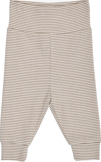 Müsli Mini Stripe Rib Pants BALSAM CREAM/ WALNUT 690000343 62 cm Müsli Mini Stripe Rib Pants BALSAM CREAM/ WALNUT 690000343 62 cm