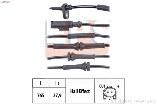 EPS 1.960.074 Sensor ABS