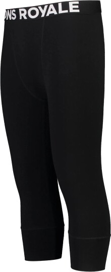 Mons Royale Men's Cascade Merino Flex 200 3/4 Legging S , Black