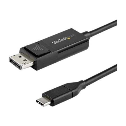 StarTech USB-C til DisplayPort 1.2 Kabel 2m - Svart, 4K 60Hz