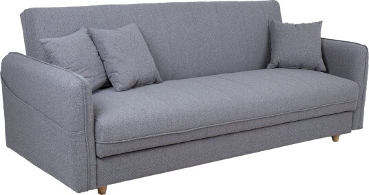 Sovesofa HOME4YOU Visby 200x88x93 cm Grå grå