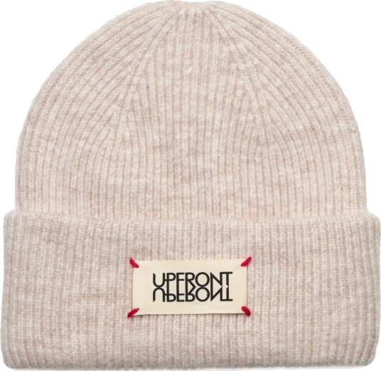Upfront Unravel Classic Beanie   Cream   ONE SIZE