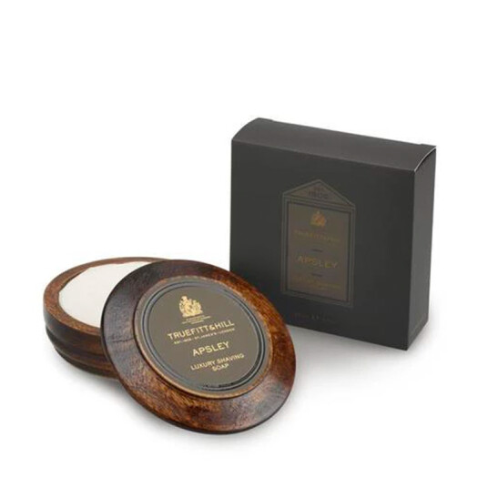 Truefitt & Hill Apsley Luxury Shaving Soap In Wooden Bowl Truefitt & Hill Apsley Luxury Shaving Soap In Wooden Bowl