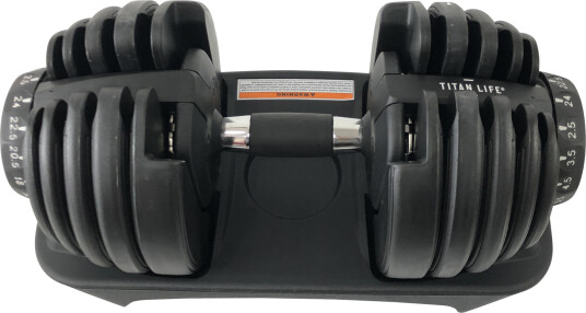 Titan Life - Adjustable Dumbbell 2,5-24 kg, justerbar dumbbell One Size BLACK