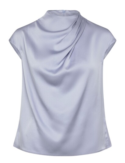 Ahlvar Gallery Lima Silk Top Blue S