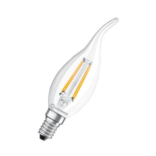 Ledvance LED stearinlys filament 470lm 4W/827 E14 vindkast