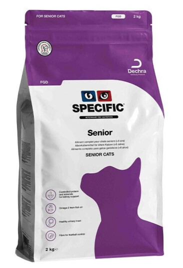 Specific Kattemat Senior FGD 7 kg med hud- og pelspleie