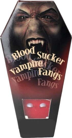 Hvite Vampyrtenner med Festemiddel