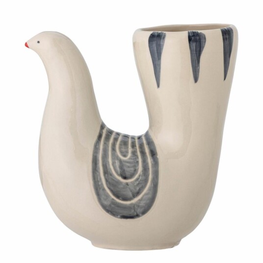 Bloomingville Trudy Vase White Stoneware 82060891 Bloomingville Trudy Vase White Stoneware 82060891