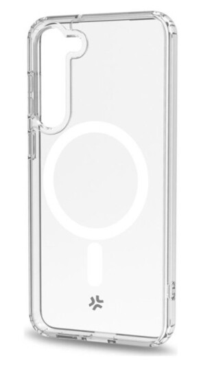Celly Gelskinmag - Baksidedeksel For Mobiltelefon - Magsafe-Samsvar - Polykarbonat, Termoplast-Polyuretan (Tpu) - Gjennomsiktig - For Samsung Galaxy S23