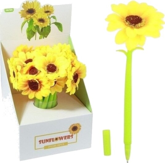 Sunflower Blå Kulepenn (16 Stk.)