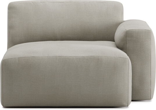 No Ga - Brick Right Chaise Lounge Module Shadow Kaki 17 Sofaer Grå Ned/metall/tre/tekstilmateriale