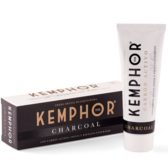 Kemphor 1918 Tannkrem Charcoal Whitening