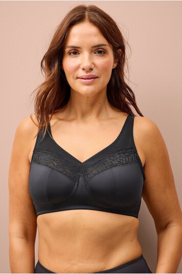 Ellos Plus Collection Myk BH Minimizer Jemma Svart