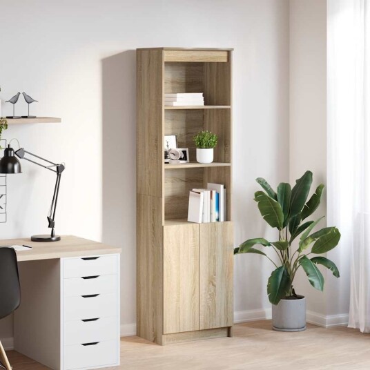 Highboard sonoma eik 50x35x180 cm konstruert tre Highboard sonoma eik 50x35x180 cm konstruert tre