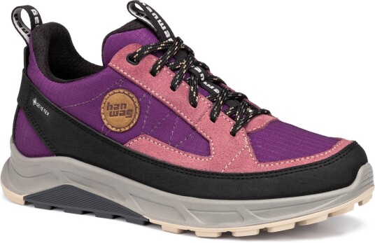 Hanwag Women"s Rotpunkt Light Low Lady Gore tex Rose/Purple 39|39 1/2