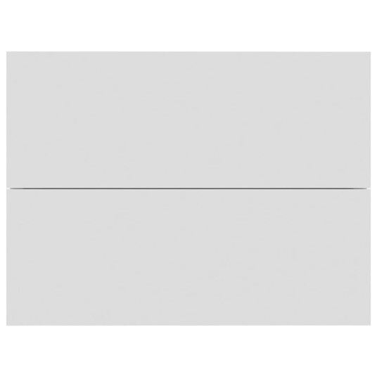 vidaXL Nattbord 2 stk hvit 40x30x30 cm sponplate