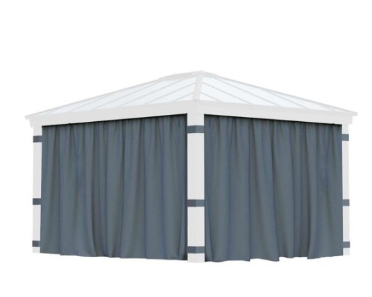 Canopia by Palram   Gazebo Dallas   Gardiner 360 x 422 cm   4Pk 706596