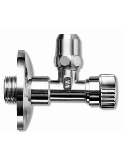 Megatherm Unite stop valve 12 x 38 with 77 mm rosette long version