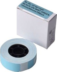 G&G Etikett /Etikettrull 150 Labels 15 X 50 Mm Myntegrønn 21246