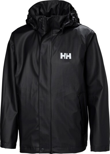 Helly Hansen Junior Moss Klassisk Helox Regnjakke Svart 164/14 Rød164/14