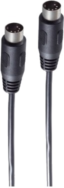 Shiverpeaks Bs10004 Din 5-Pin Hankjønn Din 5-Pin Hankjønn 2,5 M Sort