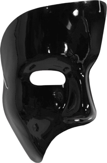 360 Degrees Fantommaske Svart i Plast One size 60820-BK