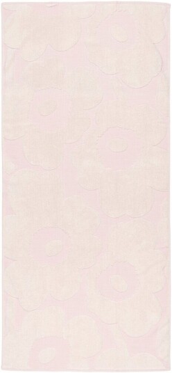 Marimekko Unikko badehåndkle 70x150 cm White light pink