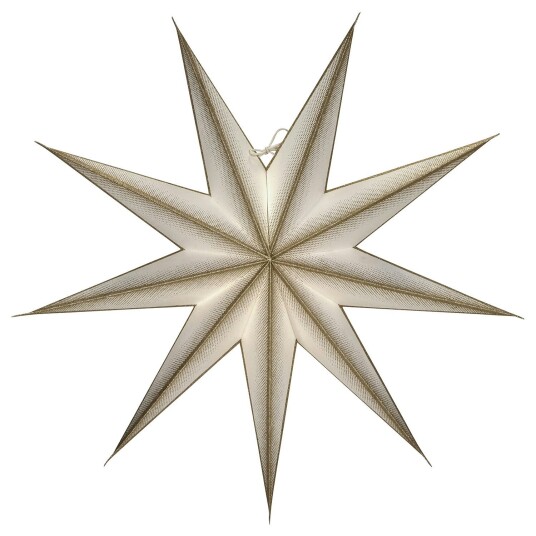 House Doctor 9 Point Stjerne Ø60cm Off white/Champagne