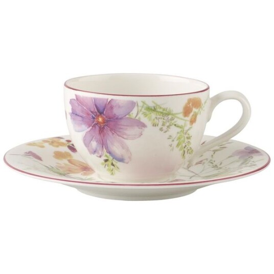 Villeroy & Boch Mariefleur Basic Espressokopp og underkopp