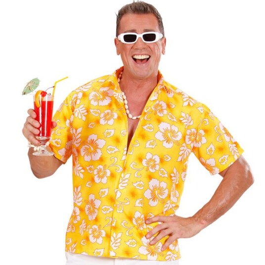 Widmann Gul Hawaiiskjorte, XL