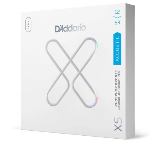 D'Addario Xsapb1253-3p Xs Phos.Bronze (012-053) 3-Pakning