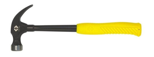 C.K. T4229 08 Claw Hammer With Yellow Neon Grip 227G C.K. T4229 08 Claw Hammer With Yellow Neon Grip 227G