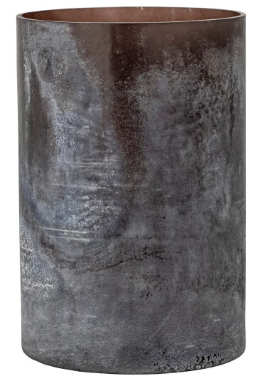 Bloomingville Macha telysholder/vase Ø 15 cm Lilla-brun