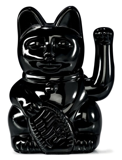 Donkey Maneki Neko Lucky Cat Special Edition Black H:15CM Donkey Maneki Neko Lucky Cat Special Edition Black H:15CM