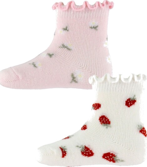 Name It Nbfjuberry 2P Sock White 50 56