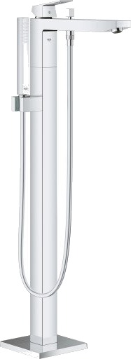 Grohe Eurocube Frittstående Badekararmatur Krom Grohe Eurocube Frittstående Badekararmatur Krom