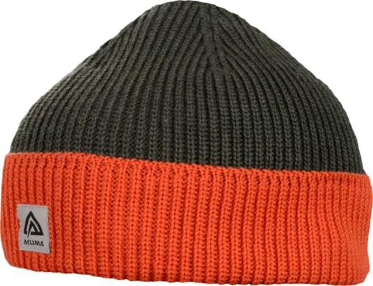 Aclima Explorer Beanie OneSize, Olive Night/Poinciana Aclima Explorer Beanie OneSize, Olive Night/Poinciana