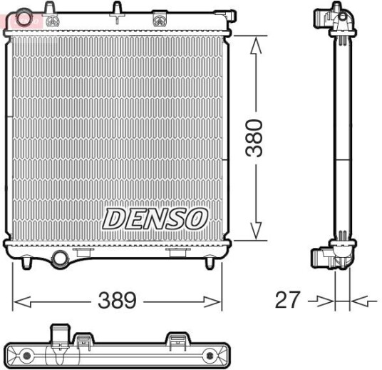 Radiator DENSO DRM21108 Radiator DENSO DRM21108