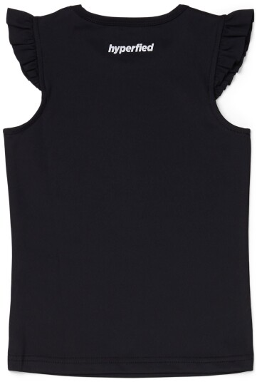 Hyperfied Frill Tank Top Anthracite 86-92