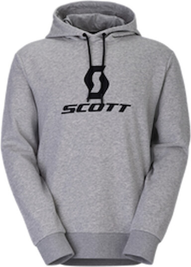 SCOTT Icon LS hoodie grå herre SCOTT Icon LS hoodie grå herre