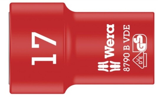 Wera 05004961001, Stikkontakt, 3/8", Metrisk, 1 Hoder, 17 Mm, 46 Mm