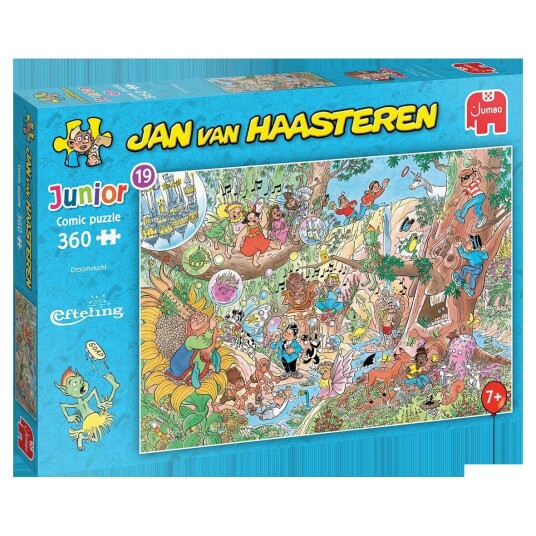 Jumbo Jan Van Haasteren Jigsaw Puzzle Junior Efteling Dream Flight 360 Pieces. Gulv