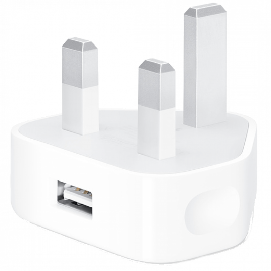 Apple Britisk USB-nettlader/reiselader (uten USB-kabel) til lading av USB-produkter i land med UK-kontakt Apple Britisk USB-nettlader/reiselader (uten USB-kabel) til lading av USB-produkter i land med UK-kontakt