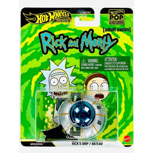 Hot Wheels Lekebil – Pop Culture Rick and Morty – Rick"s Ship/Bateau