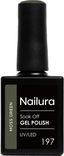 Nailura Gel Polish 10 ml 197 Moss Green Nailura Gel Polish 10 ml 197 Moss Green