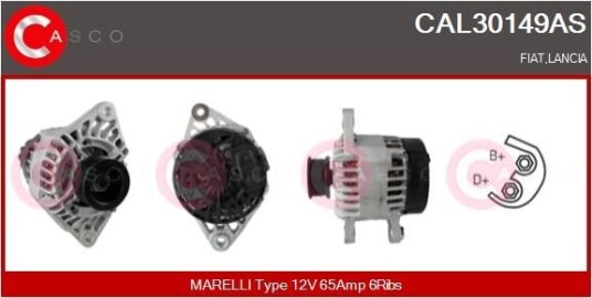 Dynamo CASCO CAL30149AS Dynamo CASCO CAL30149AS