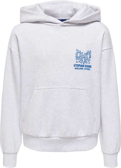 ONLY & SONS Osjceres Rlx World Wide Ls Hoodie Grey 170 176